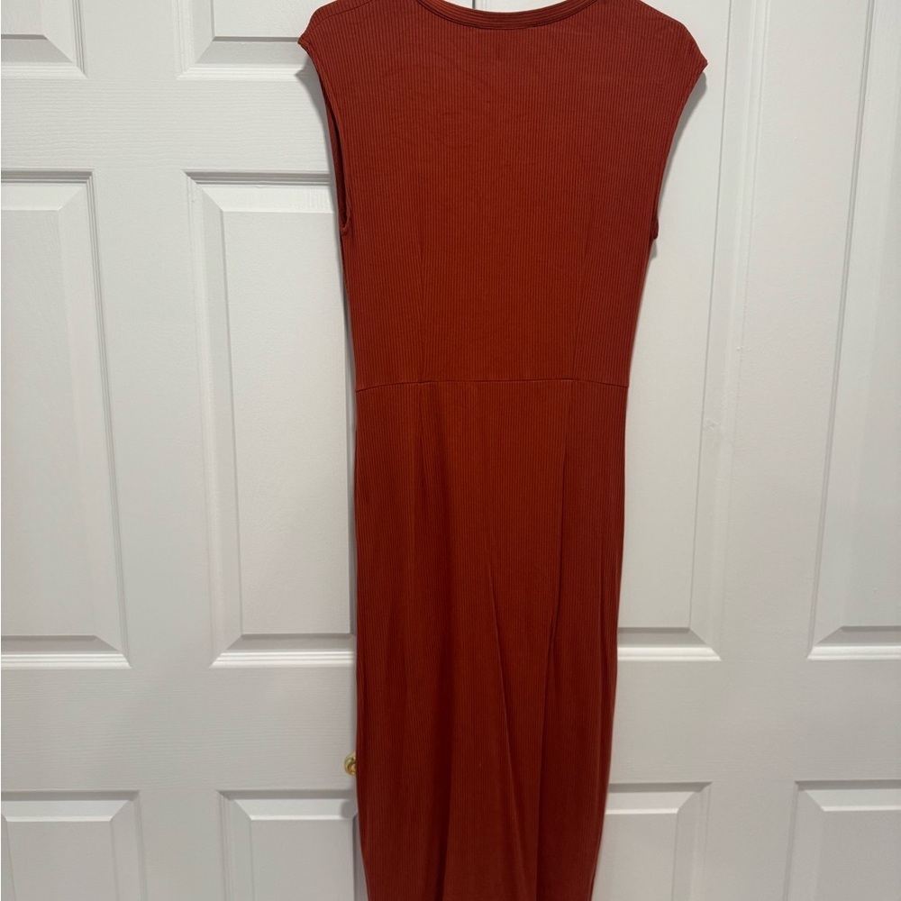 Loft Midi Sleeveless Button-Down Dress - Picture 4 of 5